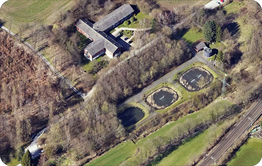 Luftbild Klärwerk Aprath
