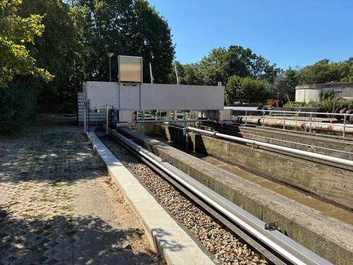 Sandfang mit neuem Sandfangräumer