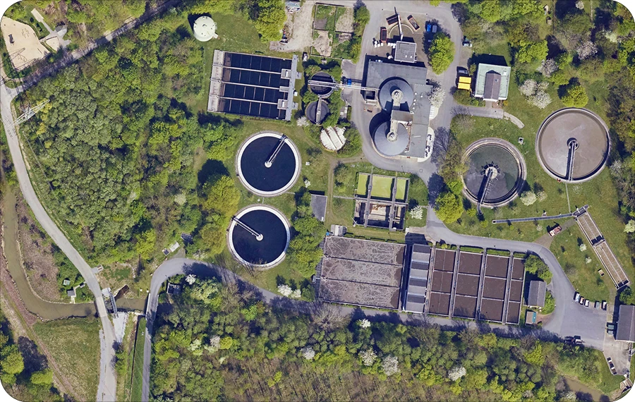 Luftbild Klärwerk Ratingen