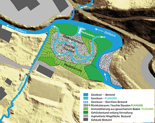 Planung Übersichtsplan Deilbach