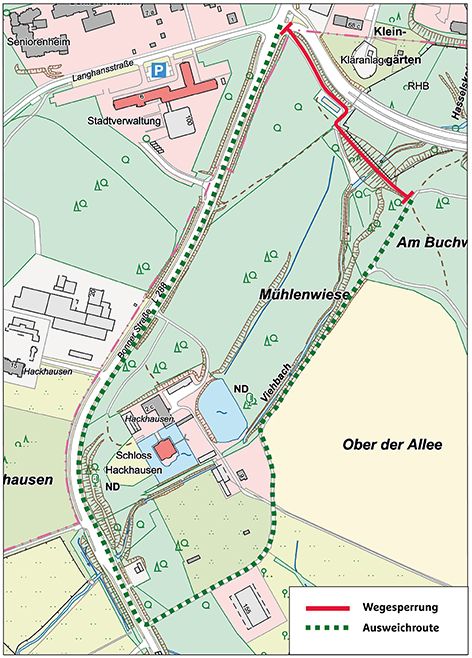sperrung dammkrone hrb viehbach